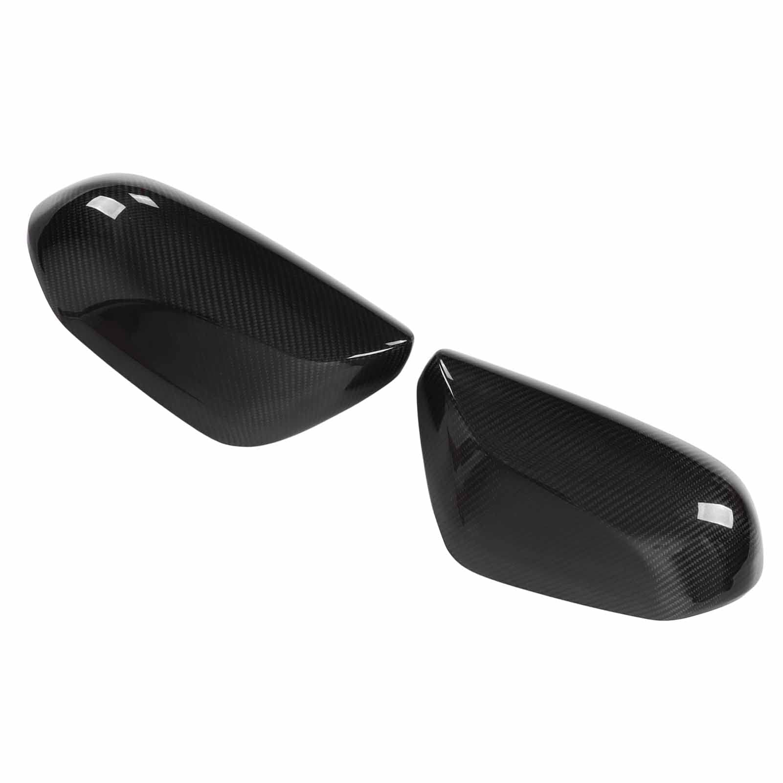 Carbon Fiber Mirror Cover - UV Protective Clear Texture Wing Mirror Housing for Cars | Durable & Stylish Upgrade for Enhanced Vehicle Protection & Aesthetics