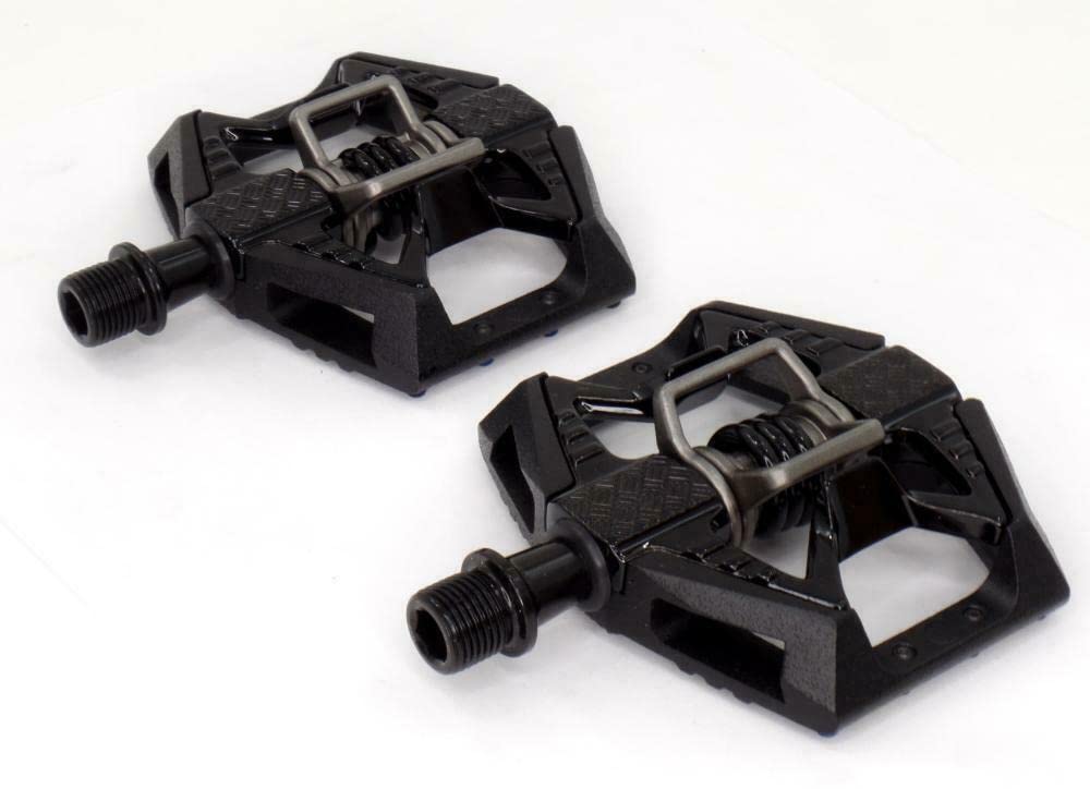 Crank Brothers Double Shot 3 Bike Pedals - Durable MTB/BMX Flat Pedals for Mountain Biking & Cycling - Ideal for Trail Riding, Commuting & Urban Cycling