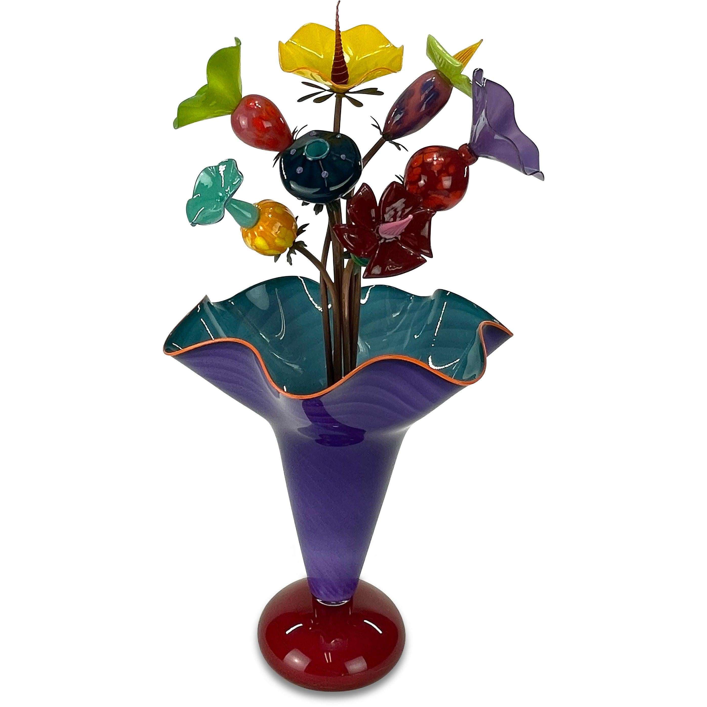 Kliss Glass Art Vase - Handcrafted Glass Sculpture for Home Decor, Wedding Centerpiece & Gift Idea | Amazon Exclusive