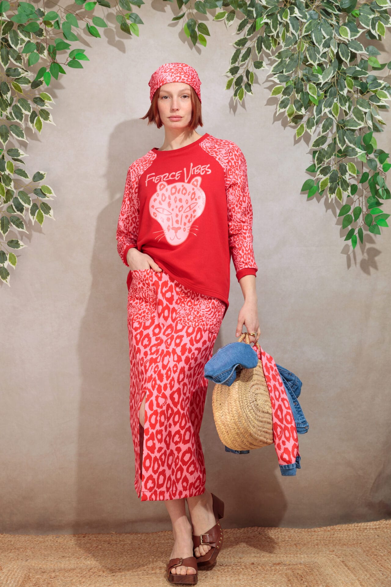 Stylish Long Pocket Skirt with Bengal Print - Perfect for Casual Outings, Beach Vacations, and Boho Fashion