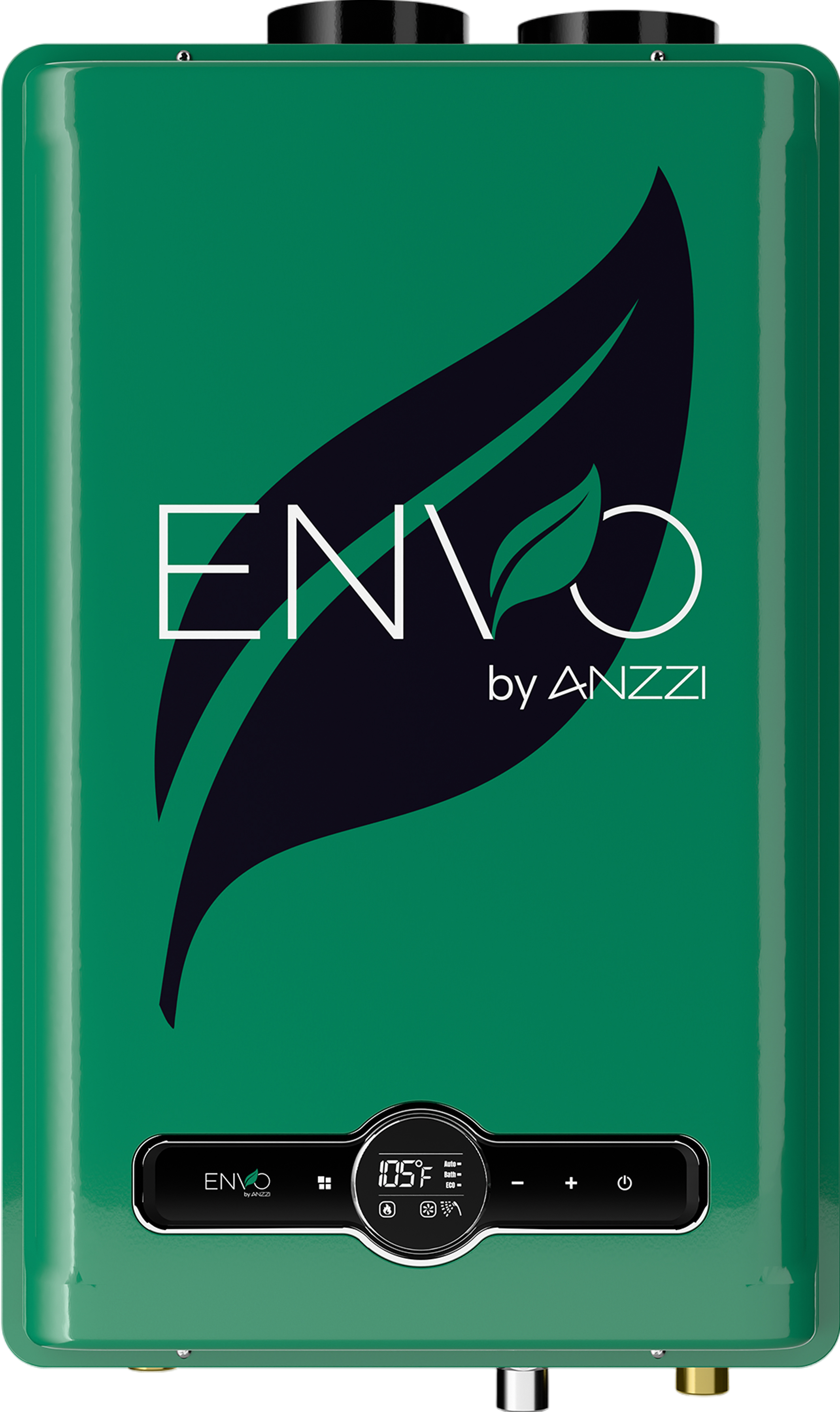 Anzzi Envo Indoor Tankless Water Heater - 8.2 GPM Natural Gas Water Heater, 199,000 BTU, 120V - Perfect for Homes, Apartments & Small Businesses - Instant Hot Water Solution for Showers, Sinks & Appliances
