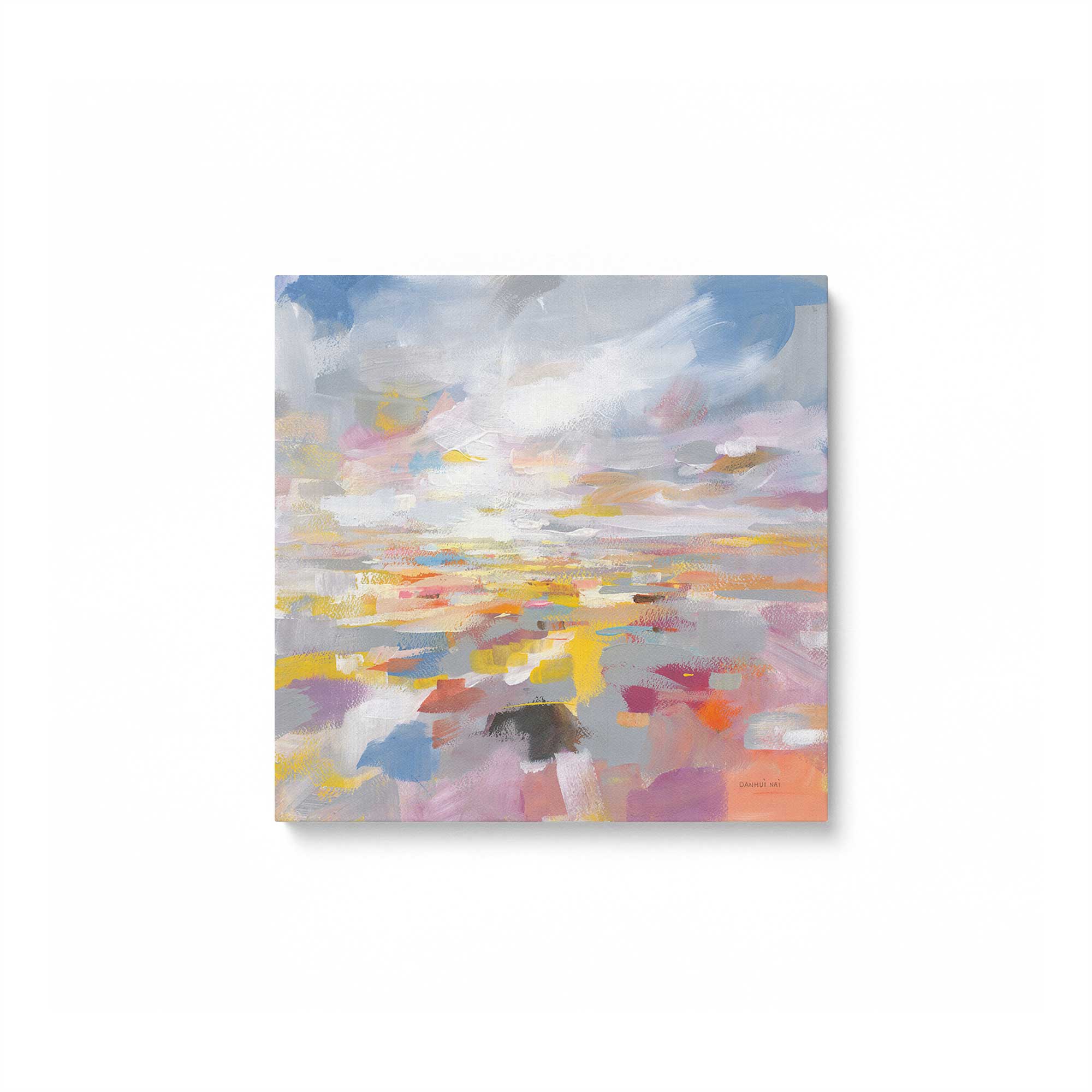 Dreamy Evening Abstract Canvas Wall Art - Modern Home Decor for Living Room, Bedroom & Office