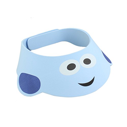 Futaba Baby Shower Bathing Cap - Soft Waterproof Infant Hair Protector for Toddlers (Blue) - Perfect for Bath Time, Swimming & Sensitive Skin Care