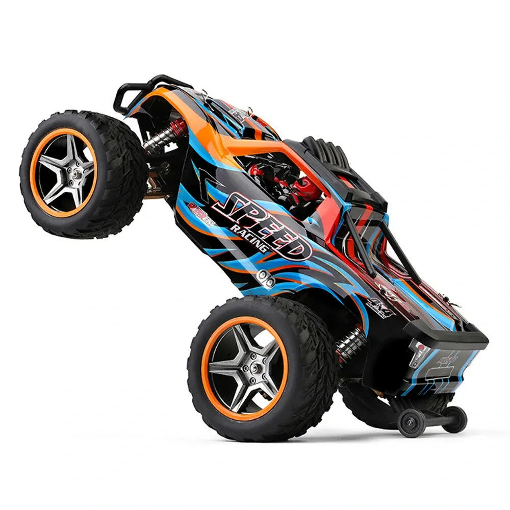 WLtoys 104009 1/12 Scale 2.4G 4WD Brushed RTR Racing Truck - 45km/h High Speed, Metal Chassis - Perfect for Off-Road Racing, Backyard Bashing & RC Hobby Enthusiasts