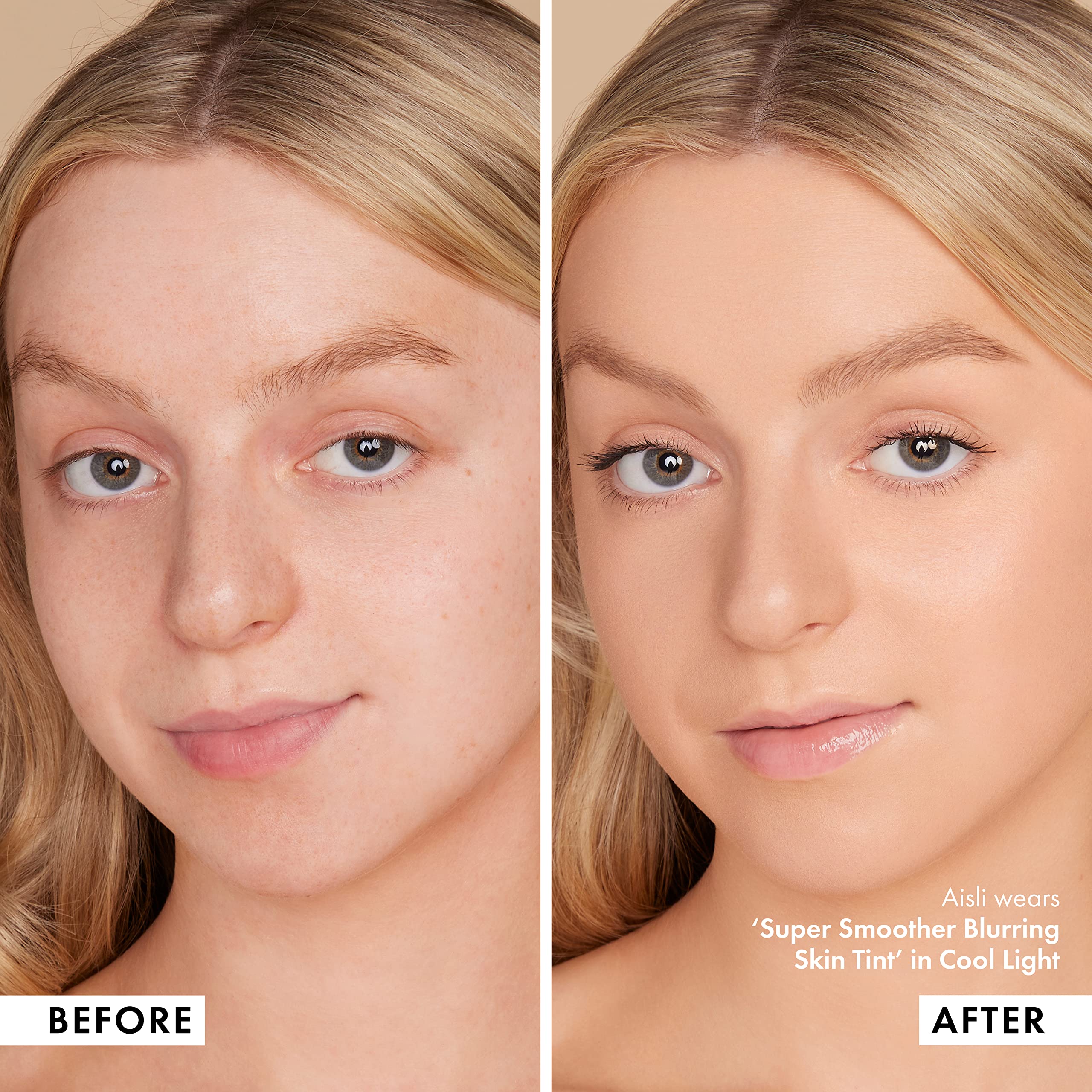ICONIC LONDON Super Smoother Blurring Skin Tint - Light to Medium Coverage Hydrating Tinted Moisturizer | Vegan & Cruelty-Free Makeup for Flawless Everyday Look | Perfect for Work, Date Night & Natural Makeup Days
