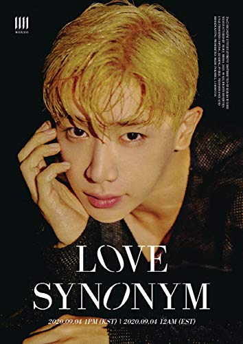 Monsta X Wonho 'Love Synonym #1. Right For Me' 1st Mini Album (56p Photo Book + 32p Lyrics Book + Sticker + Photo Card) | K-Pop Collectible for Fans, Gift Idea, Music Lovers | Perfect for Concerts, Birthday Presents, Display Collections