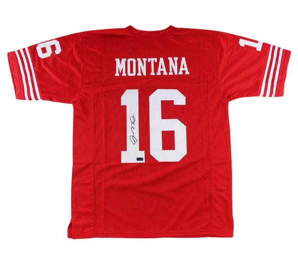 Joe Montana Autographed San Francisco 49ers Jersey - Authentic Signed Football Collectible for Fans & Memorabilia Enthusiasts - Perfect for Display, Gifting, and Sports Collections
