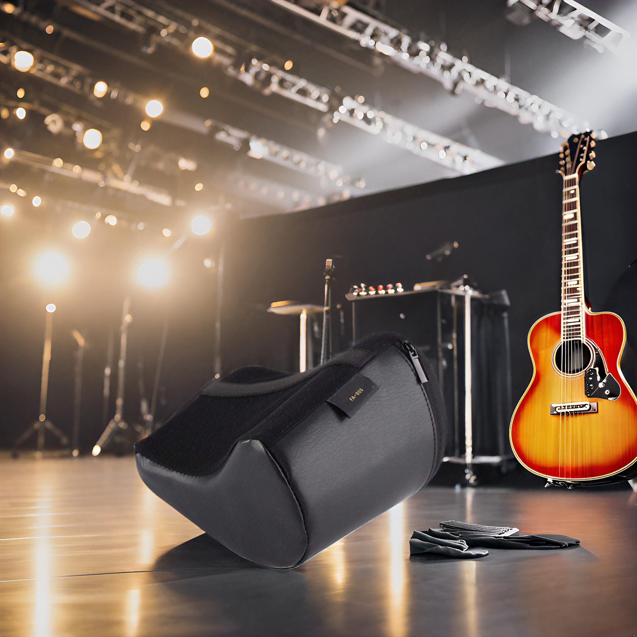 Premium Guitar Cushion & Soft Leg Pad - Comfortable Instrument Accessory for Acoustic & Electric Guitars - Perfect for Practice, Performances & Travel