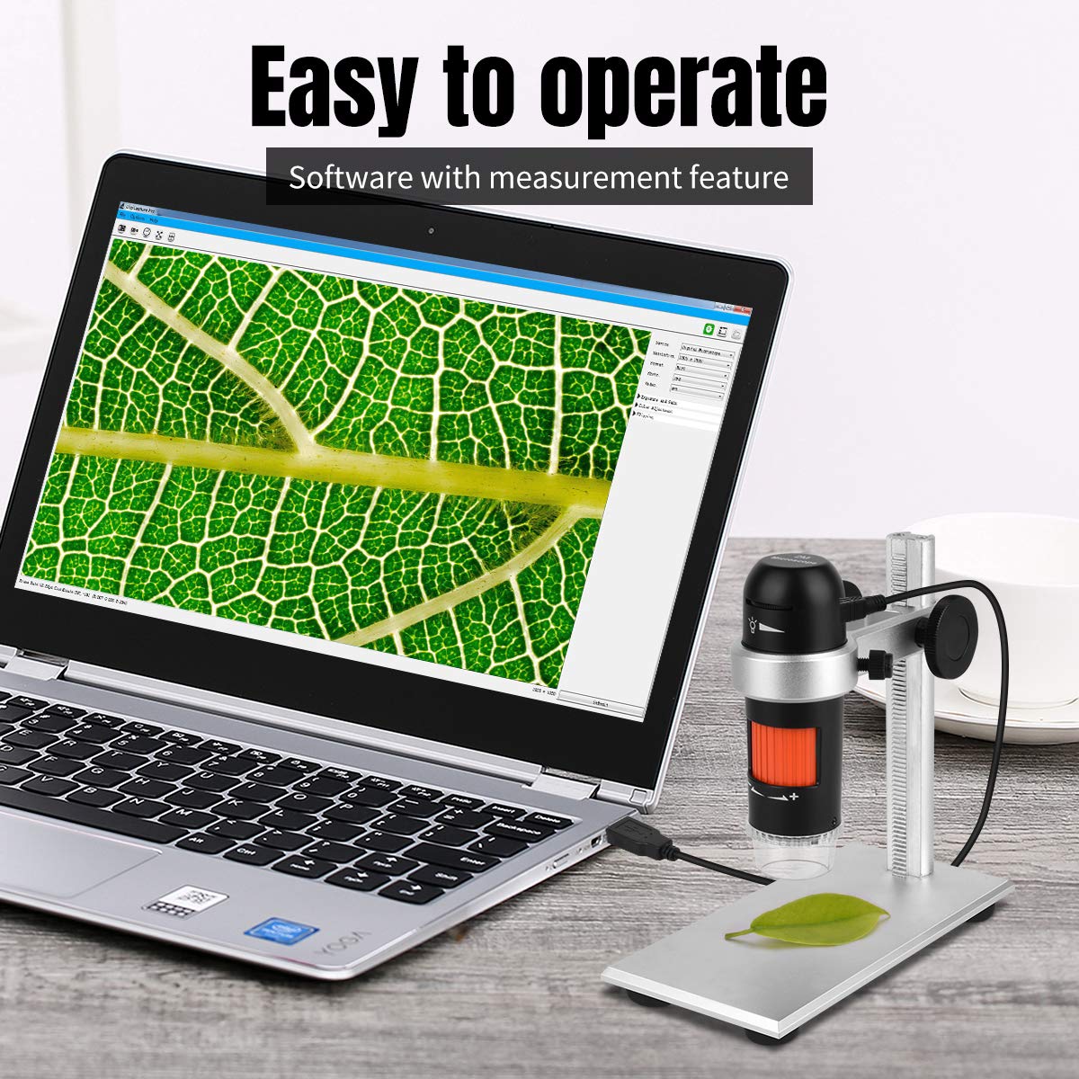 5MP Polarizing USB Microscope - 250x Magnification Digital Microscope Camera for Coin Collecting & Micro Soldering | Compatible with Windows/Mac | Perfect for Hobbyists, Jewelers & Electronics Repair
