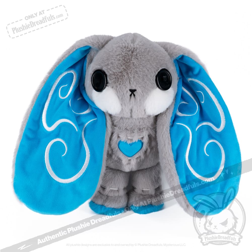Plushie Dreadfuls Asthma Rabbit V2 - Soft Stuffed Animal Toy for Kids with Asthma Awareness | Cute Comfort Plush for Bedroom Decor, Gift for Children with Breathing Conditions