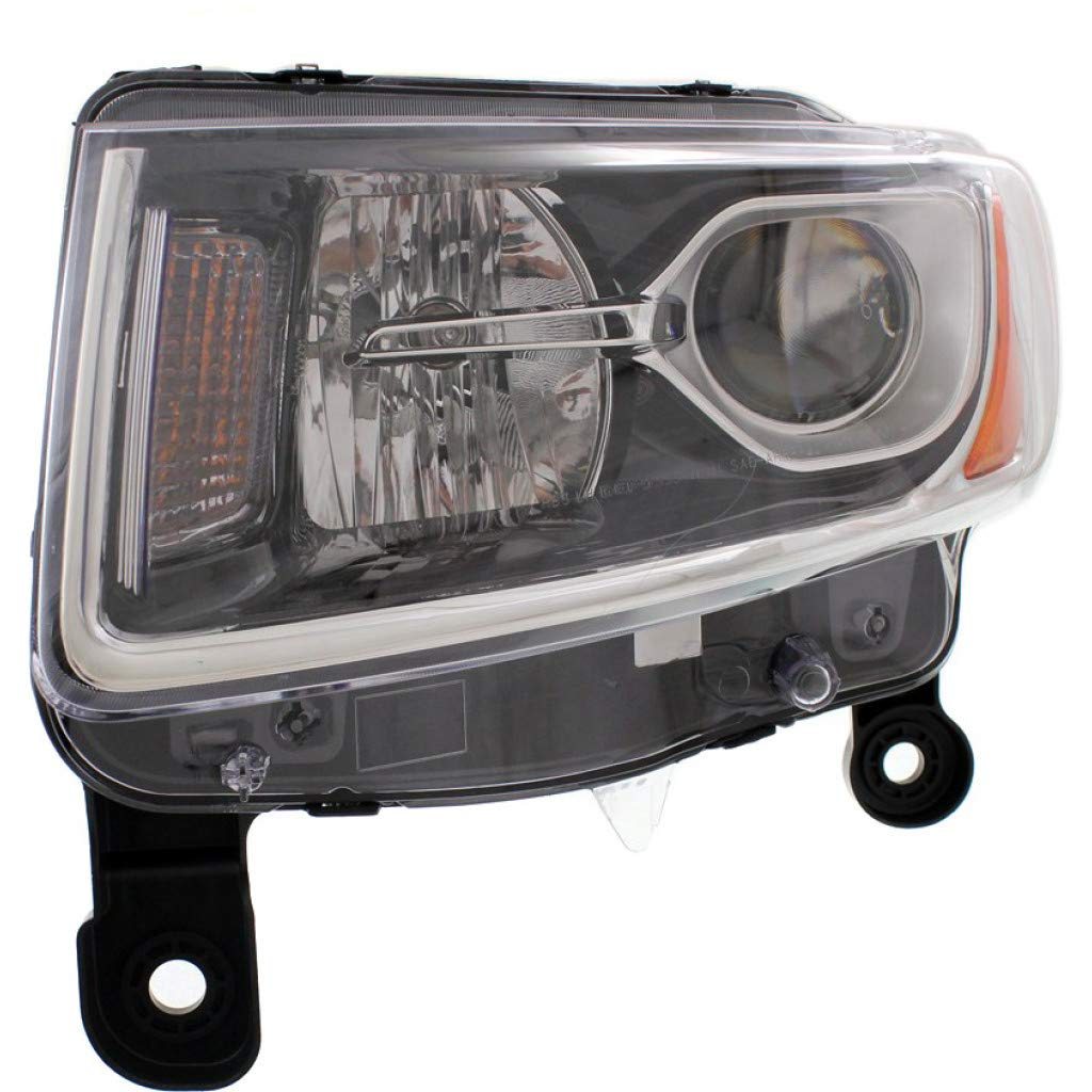 Jeep Grand Cherokee Headlight Assembly 2014-2016 Driver Side with Bulbs - CAPA Certified (Part# CH2502247) | Durable Replacement for Improved Night Visibility | Perfect for Off-Roading & Daily Commuting