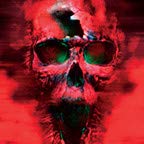 Creepy Skull Red