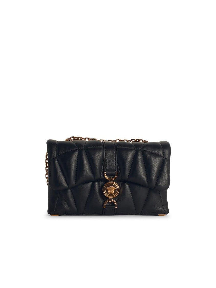 Cleio Small Black Leather Crossbody Bag for Women - Stylish & Compact Purse for Everyday Use, Travel, and Date Nights
