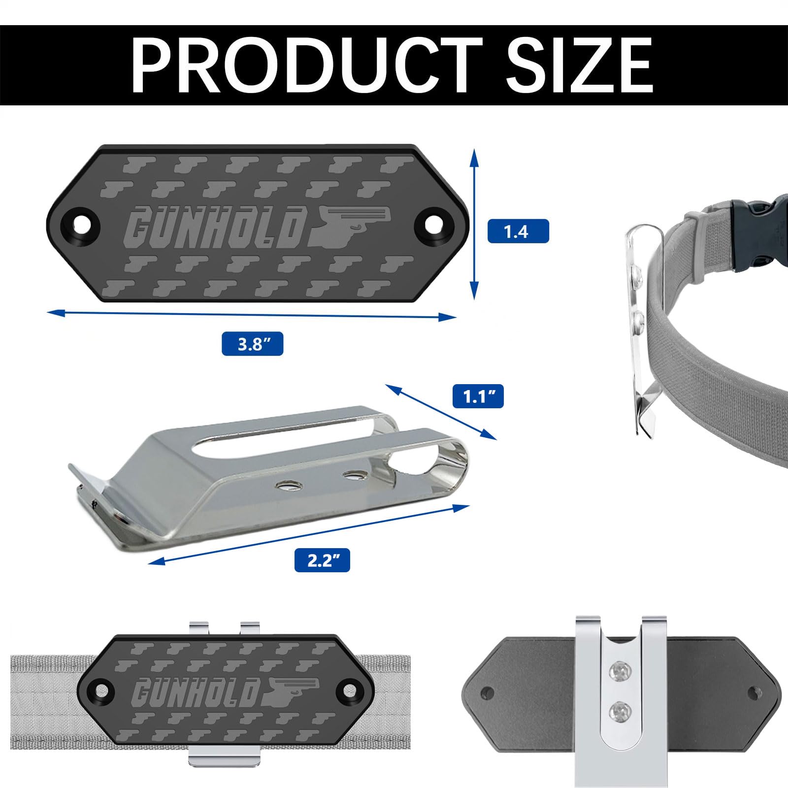 **Heavy Duty Magnetic Belt Tool Holder - Strong Magnetic Clip for Screws, Hammer, Pliers, Drill Bits & Wrenches - Secure Storage Organizer for DIY, Construction & Auto Repair**