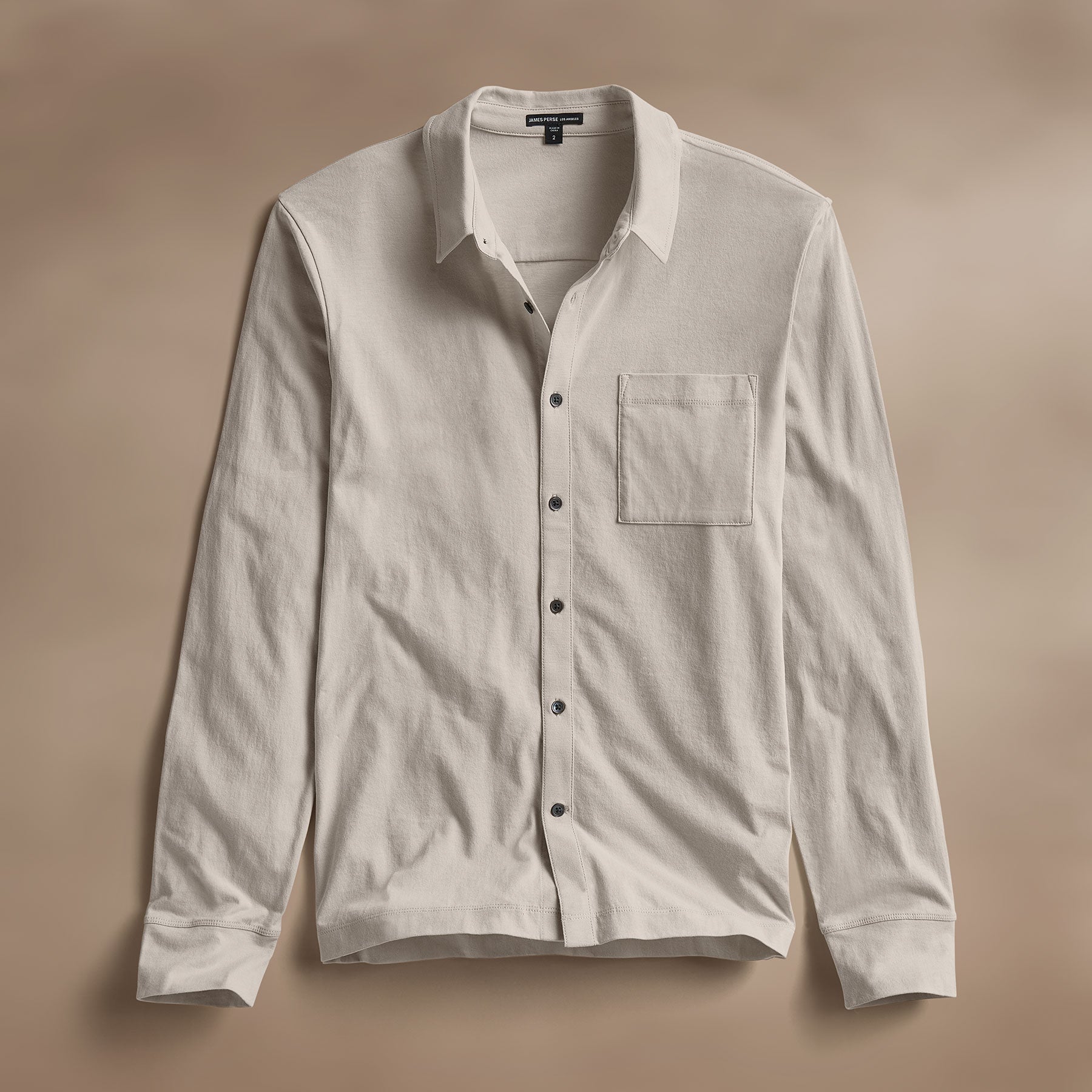 Clean Finish Jersey Shirt for Men - Soft & Comfortable Casual Wear (Salt Color) | Perfect for Everyday Outfits, Lounge Wear & Summer Fashion