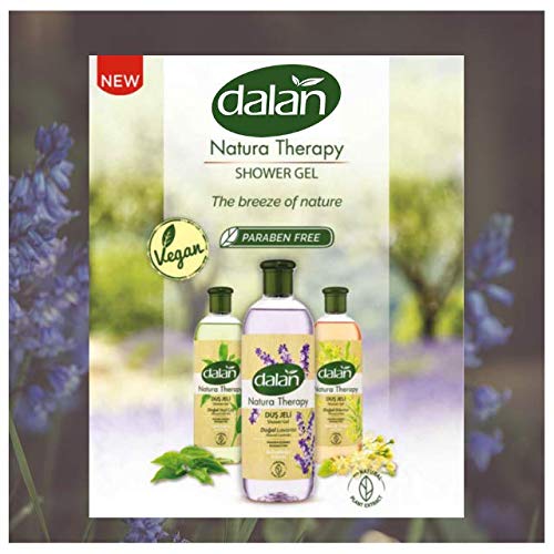 Dalan Natura Lavender Therapy Shower Gel - 500ml | Relaxing Aromatherapy Body Wash for Stress Relief & Better Sleep | Perfect for Bath Time, Spa Days & Self-Care Routines