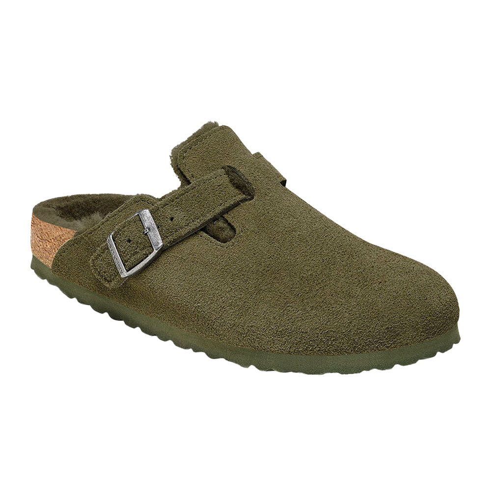 Boston Shearling Clog Slippers - Women's Cozy Winter House Shoes with Soft Fleece Lining - Perfect for Indoor Comfort, Lounging & Relaxing at Home