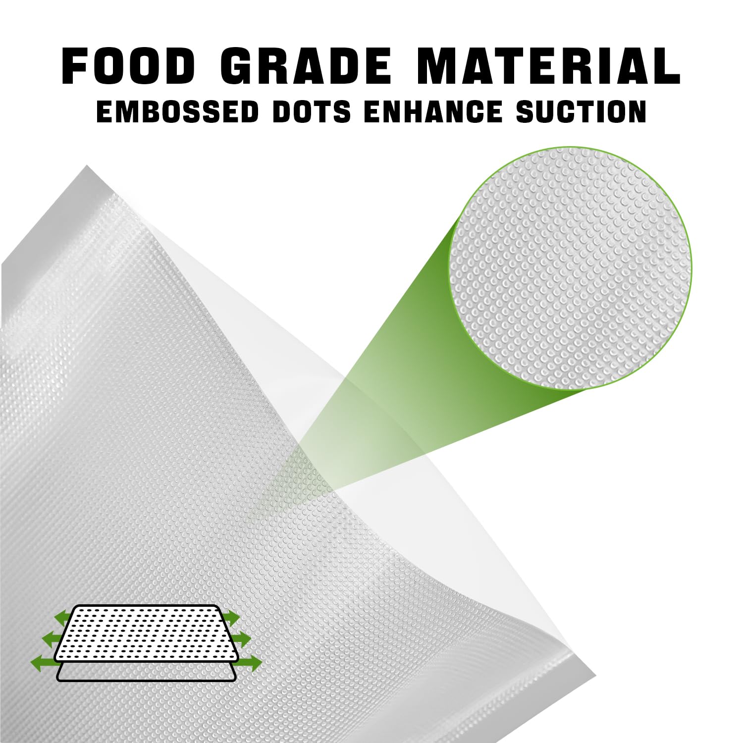 Premium Vacuum Sealer Bags Rolls 8