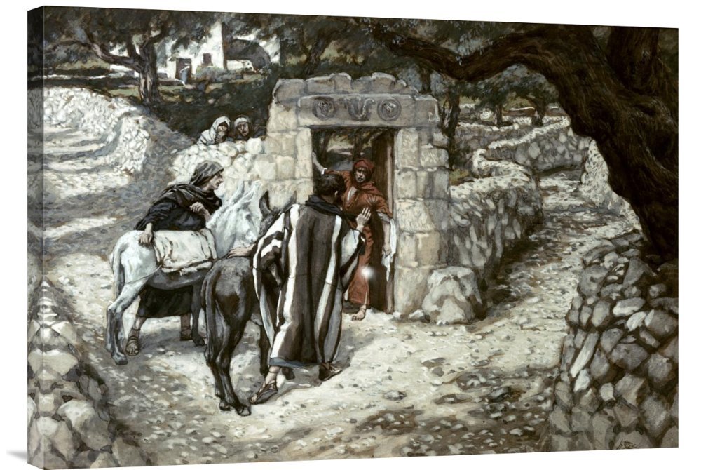 James Tissot Foal of Bethpage Canvas Wall Art Print - Gallery Wrapped Giclee Reproduction - Home & Office Decor