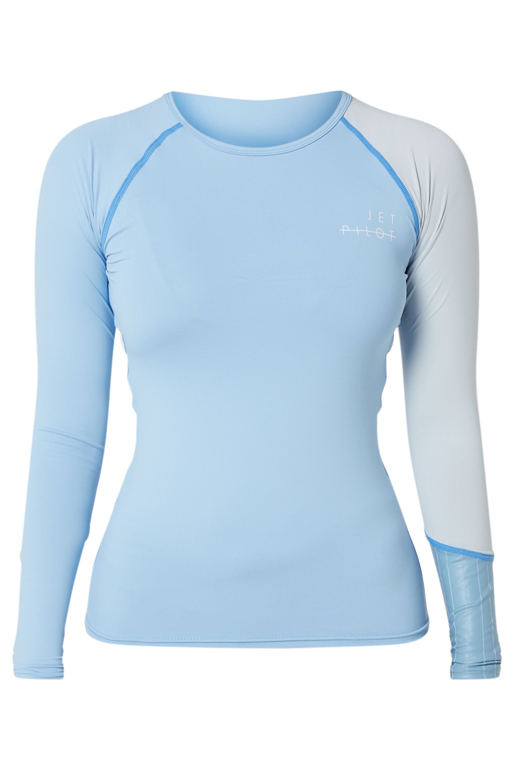 Women's Long Sleeve Rash Guard Swim Shirt - UPF 50+ Sun Protection, Quick Dry & Comfortable for Surfing, Swimming & Beach Activities | Blue