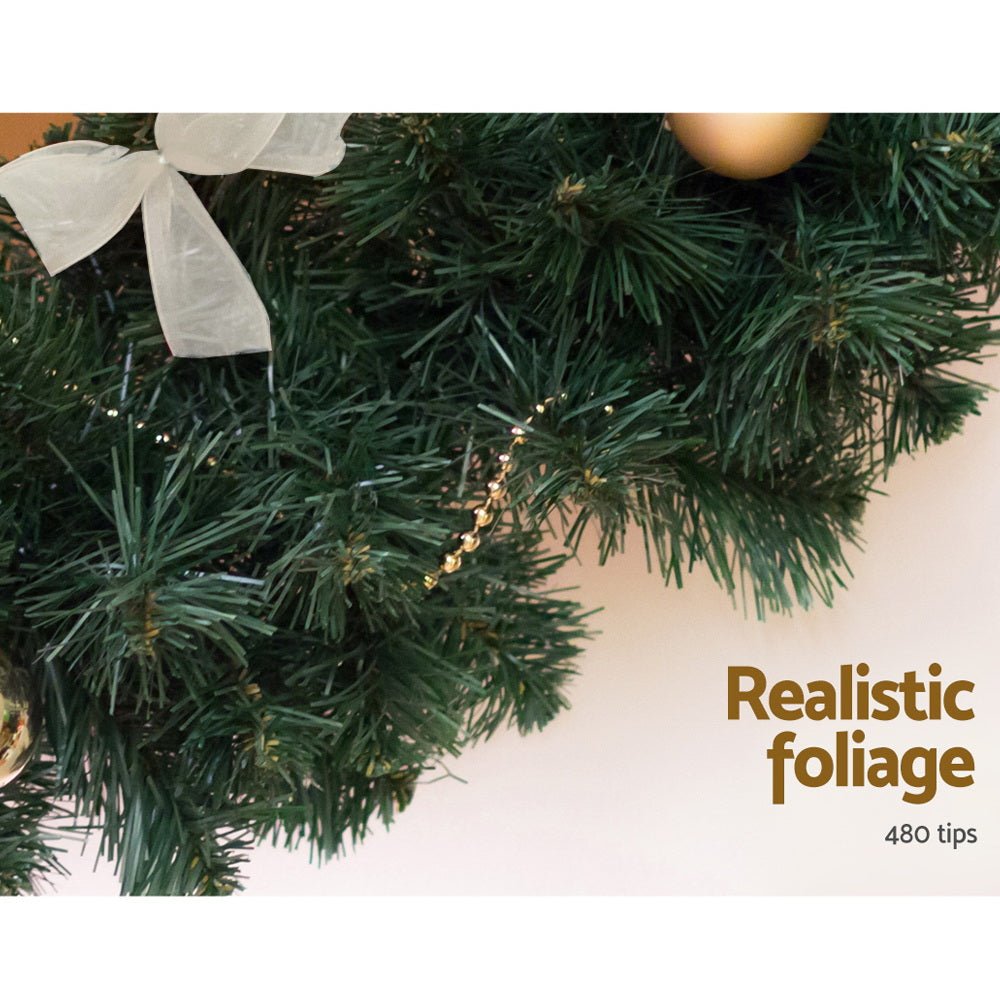 2.1M Christmas Garland - Premium Green Xmas Tree Decoration for Holiday Home Decor | Perfect for Christmas Trees, Fireplace Mantels & Staircase Railings