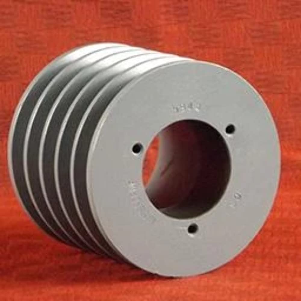 5 Groove Cast Iron V-Belt Pulley - C Section Bushing Bore (5C85E) - Perfect for Industrial Machinery, HVAC Systems & Power Transmission Equipment