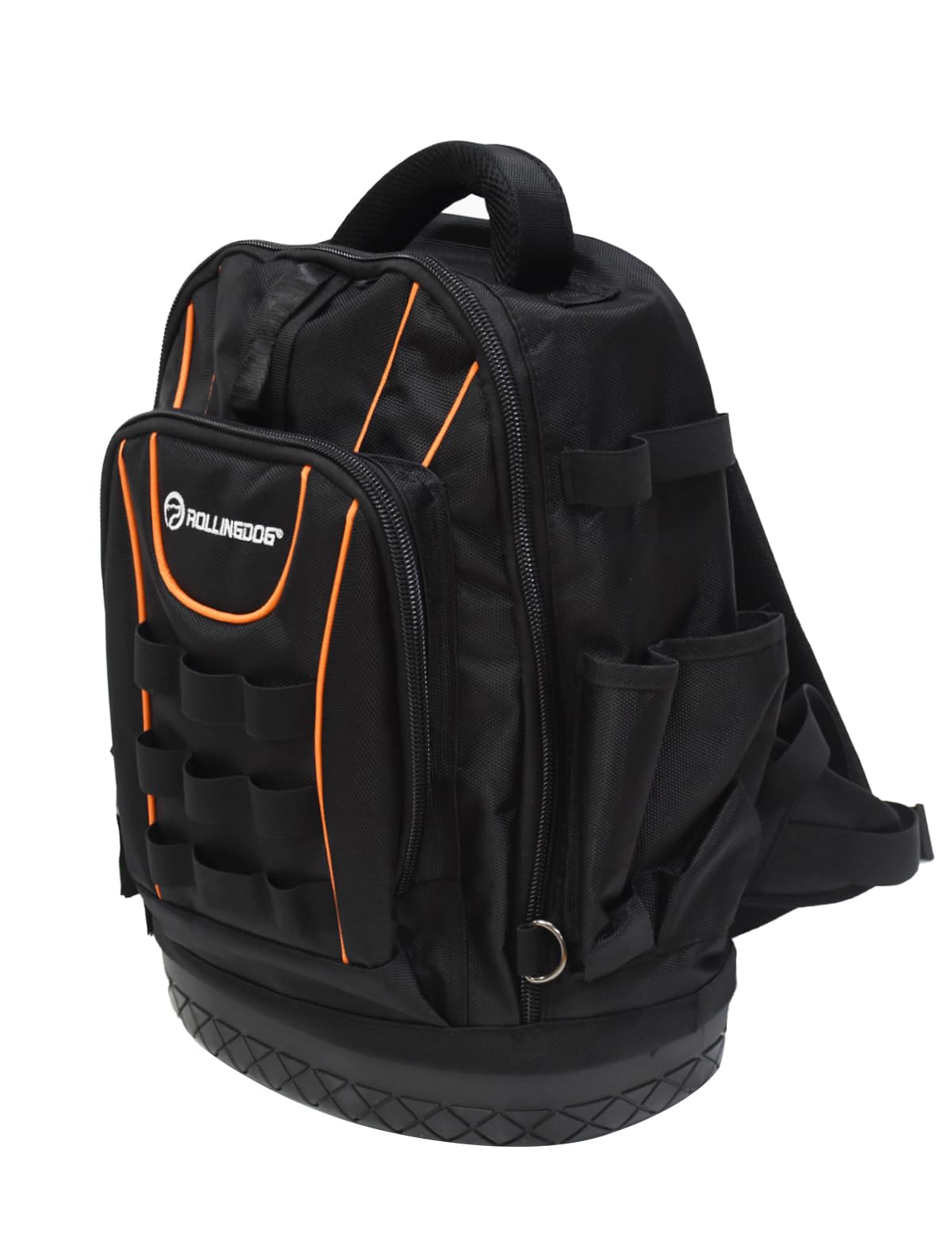 ROLLINGDOG Heavy Duty Painter Backpack - Professional Tool Organizer Bag for Painting & DIY Projects, Durable Construction with Multiple Pockets, Perfect for Contractors, Artists & Home Improvement (Ideal for Job Sites, Workshops & Outdoor Projects)