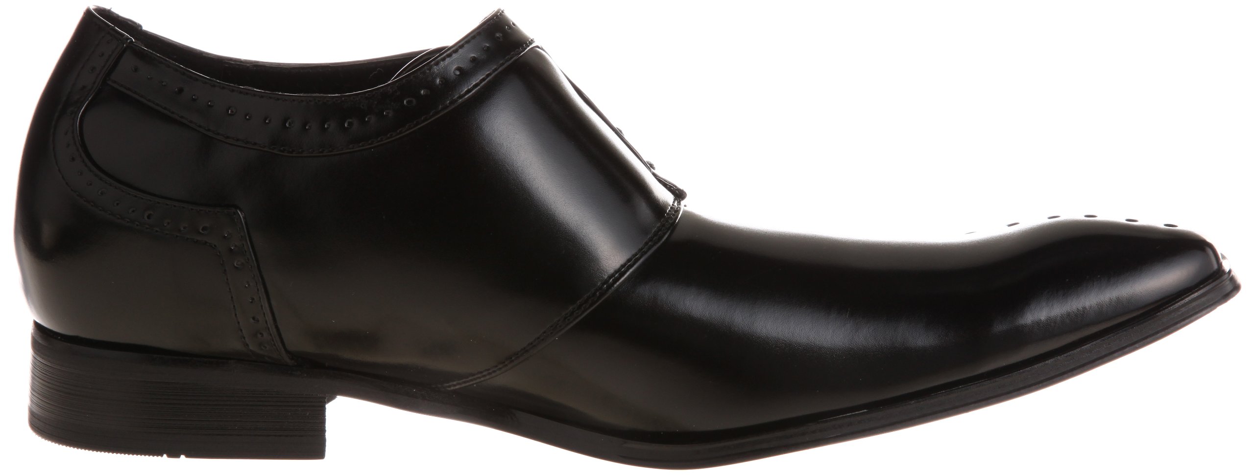 Men's Elevator Shoes for Height Increase - 2.55 Inch Hidden Lift Lace-up Dress Shoes in Black | Formal & Business Occasions