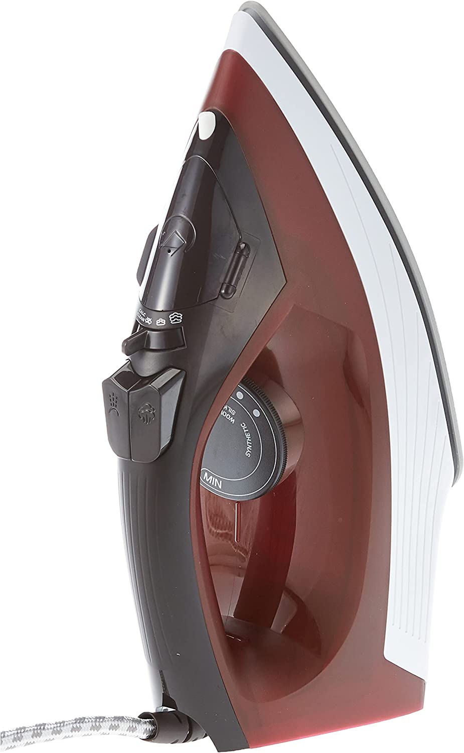 Black and Decker X1550 Anti-Drip 1600W Steam Iron - 220V European Voltage (Not for USA), Compact & Lightweight, Multi-Color - Perfect for Travel, Home Use & Professional Garment Care