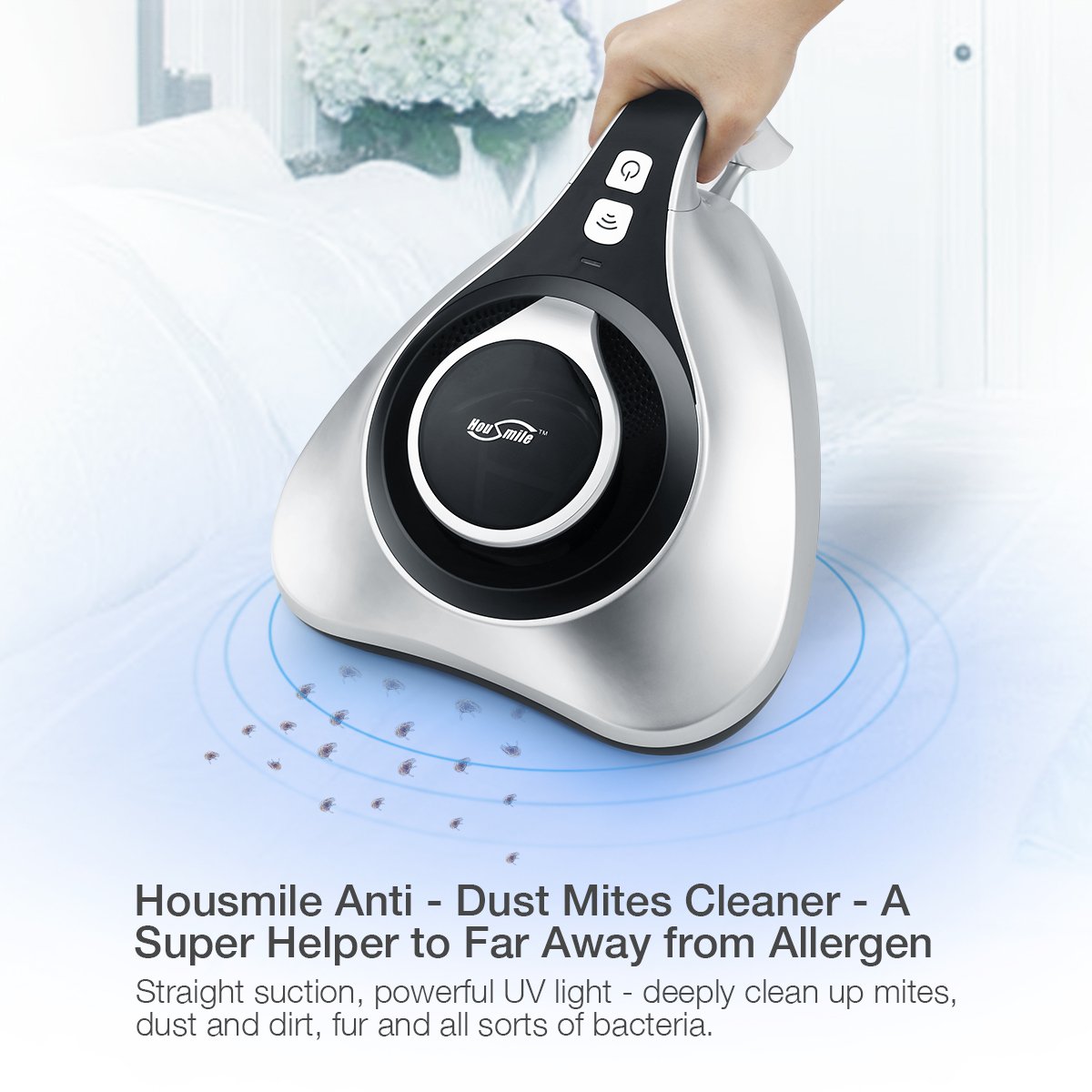 Special Purpose Mattress Vacuum Cleaner | Powerful Dust Mite Removal | Free Shipping | Ideal for Allergy Relief & Bed Cleaning