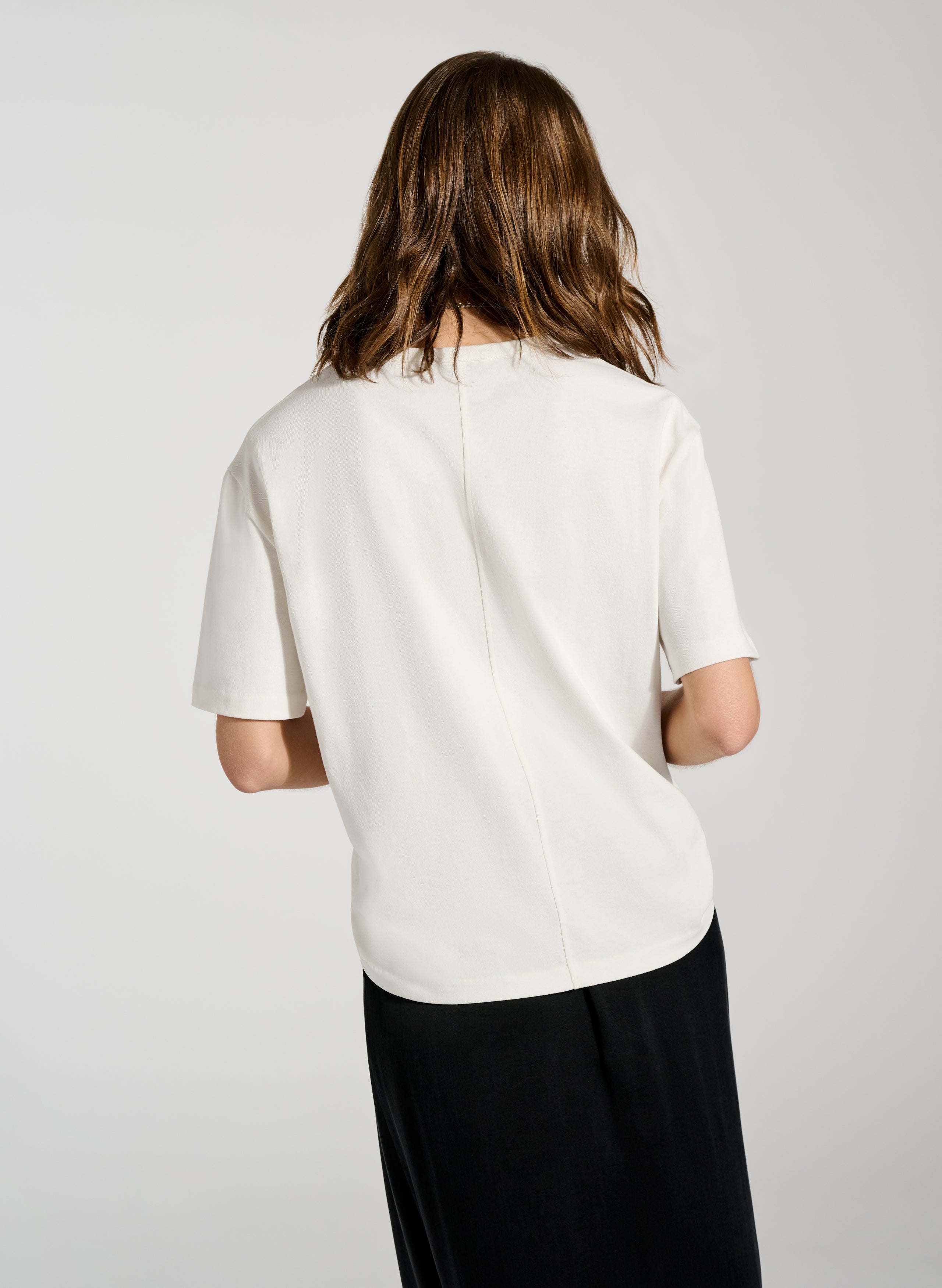 Baukjen Essentials Cotton Elevated Tee - Women's Soft Basic T-Shirt for Casual & Work Wear | Comfortable Everyday Top for Layering & Outfits