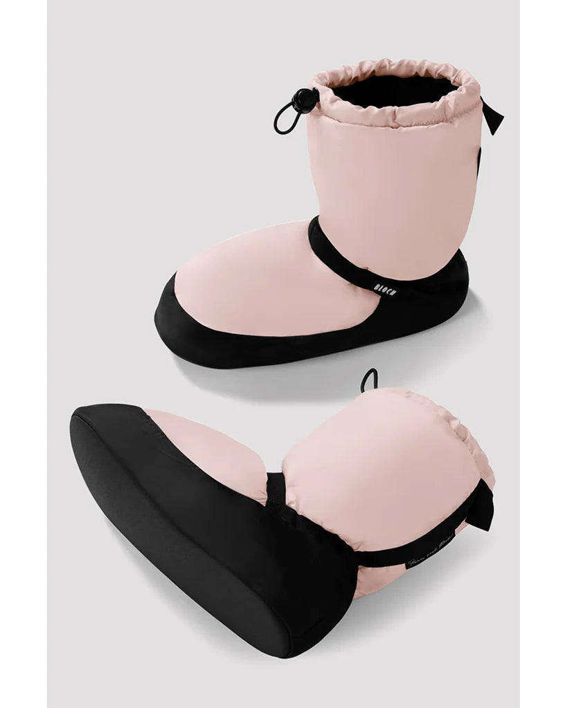 Bloch Candy Pink Women's Warm Up Booties - Ballet Dance Slippers for Warm Ups, Stretching & Practice - Perfect for Dance Class, Studio & Home Use