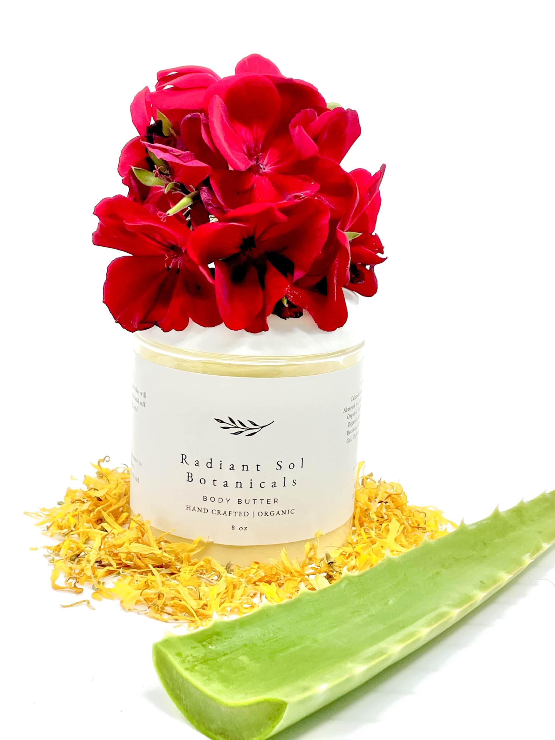 Organic Body Butter for Dry Skin - Deep Nourishing Moisturizer with Shea Butter, Coconut Oil & Aloe Vera - Natural Skincare for Face, Hands & Body - Perfect for Winter Care & Daily Hydration