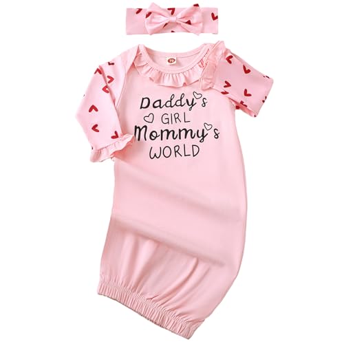M Pink Love Heart Sleeve