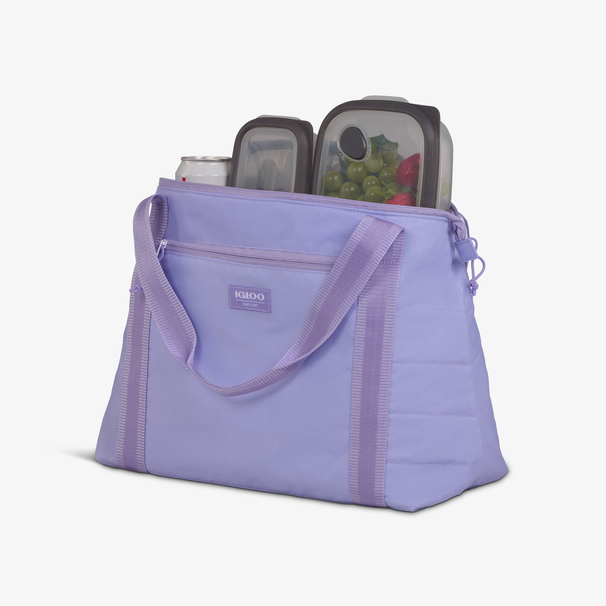 Insulated 20-Can Cooler Bag - Lightweight & Packable Puffer for Picnics, Beach & Outdoor Adventures