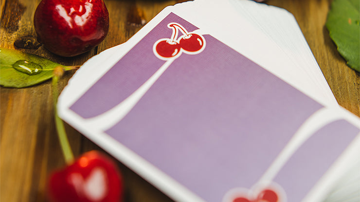 Cherry Casino Desert Inn Purple Playing Cards - Premium Quality for Poker, Blackjack & Casino Night Games