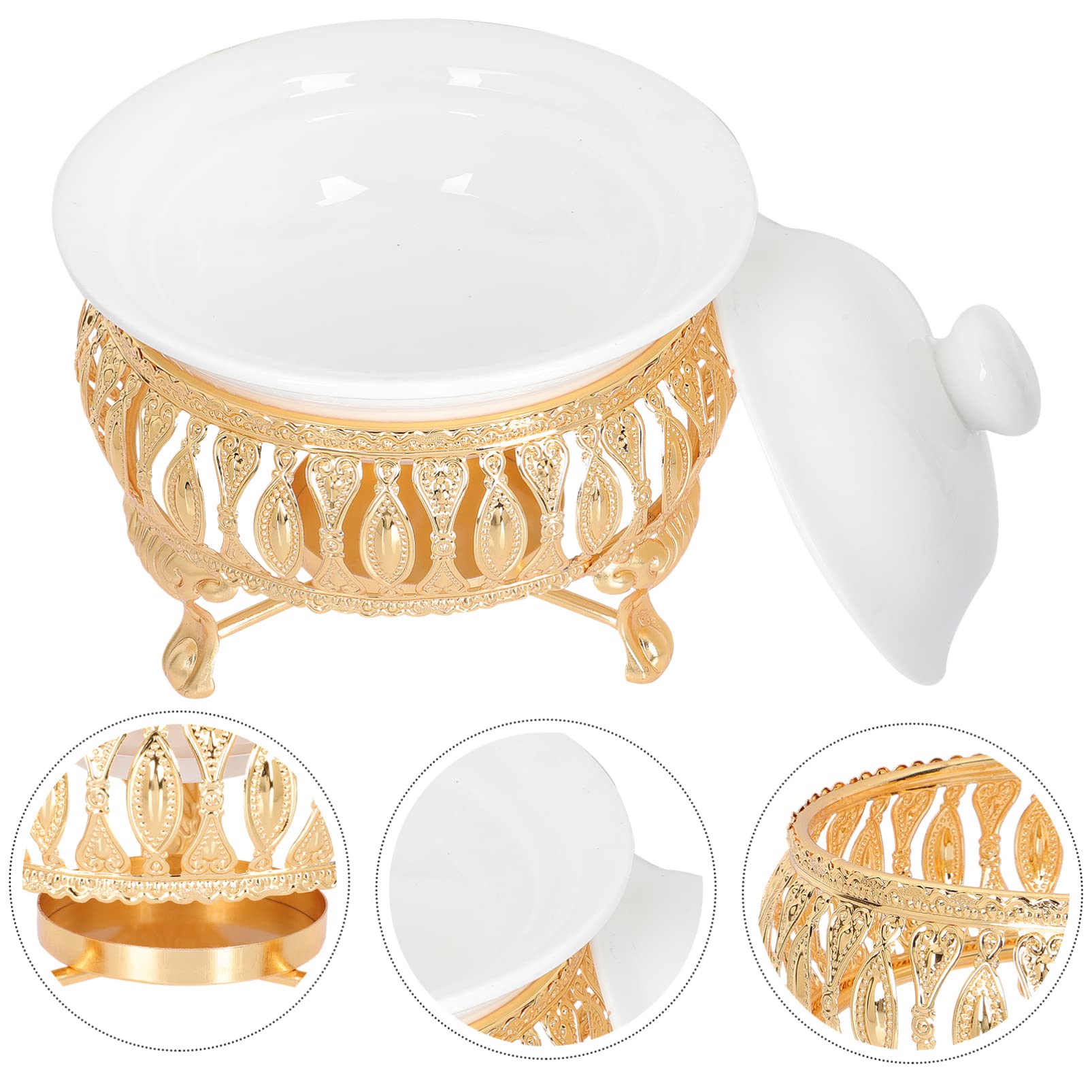 Universal White Ceramic Tea Warmer & Coffee Warmer - Japanese Style Teapot Warmer, Kitchen Fondue Pot, Wax Warmer for Home Decor | Perfect for Tea Parties, Coffee Breaks & Cozy Home Ambiance
