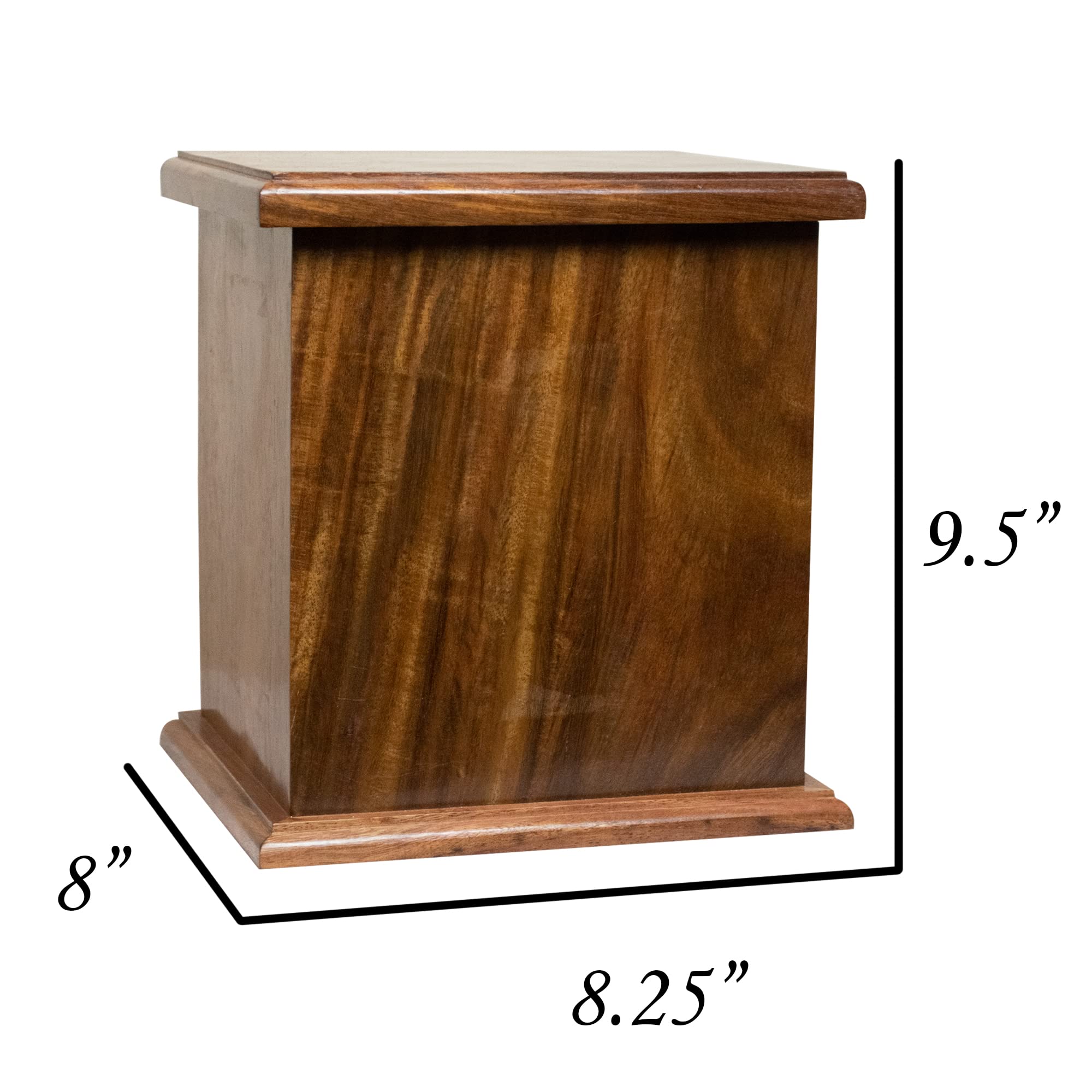 Handcrafted Wooden Muscle Car Cremation Urn - Personalized Engraved Memorial Urn for Car Enthusiasts & Collectors | Perfect for Funeral Services, Memorial Displays & Honoring Automotive Passions