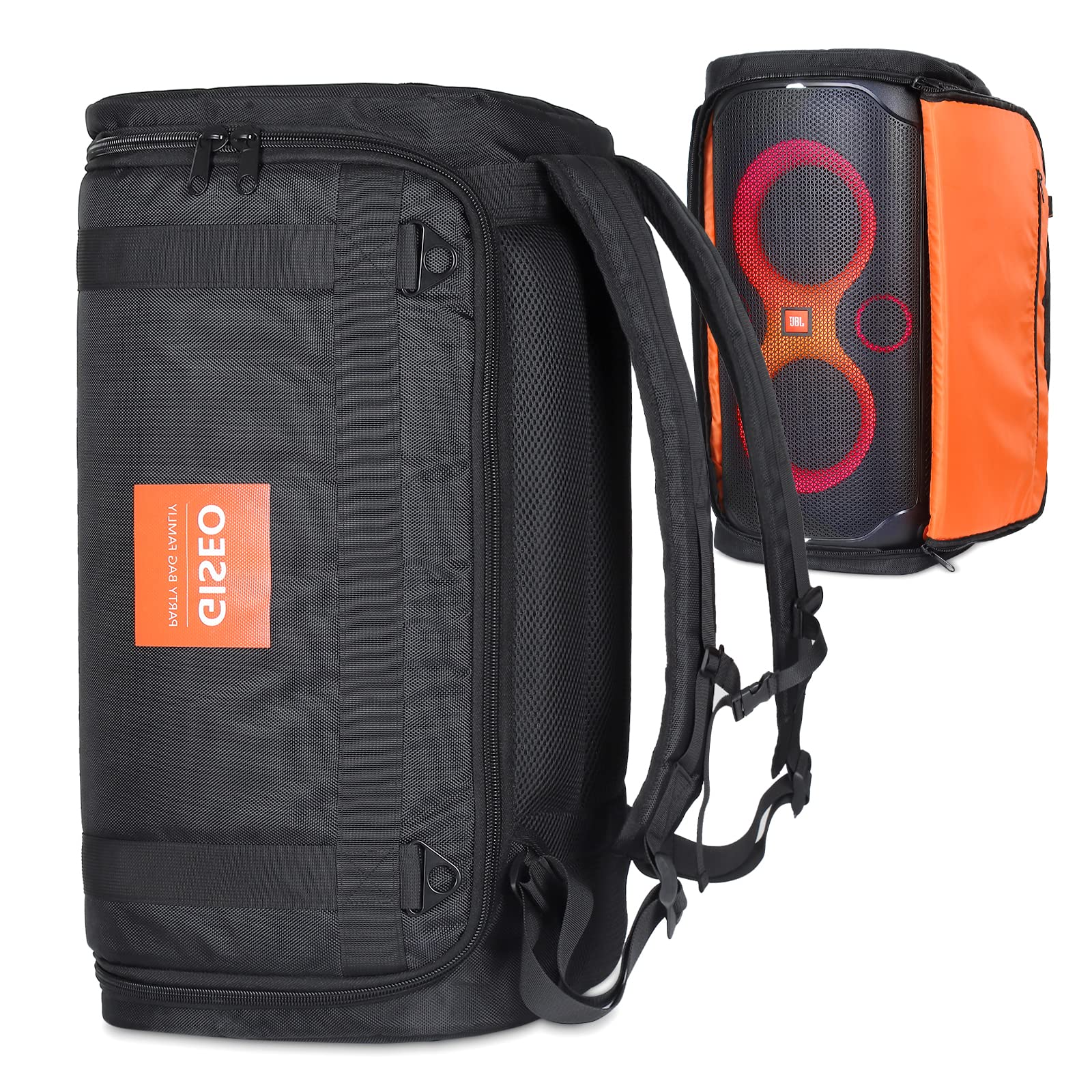 JBL Partybox 110 Speaker Bag - Waterproof Portable Carrying Case for JBL Partybox 110/120 Bluetooth Speakers - Travel Storage Backpack for Outdoor Parties, Camping & Events