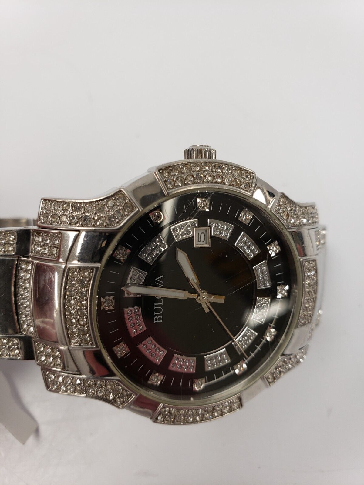 Bulova 96B176 Men's Stainless Steel Dress Watch - Elegant Chronograph Timepiece for Business, Formal Events & Everyday Wear