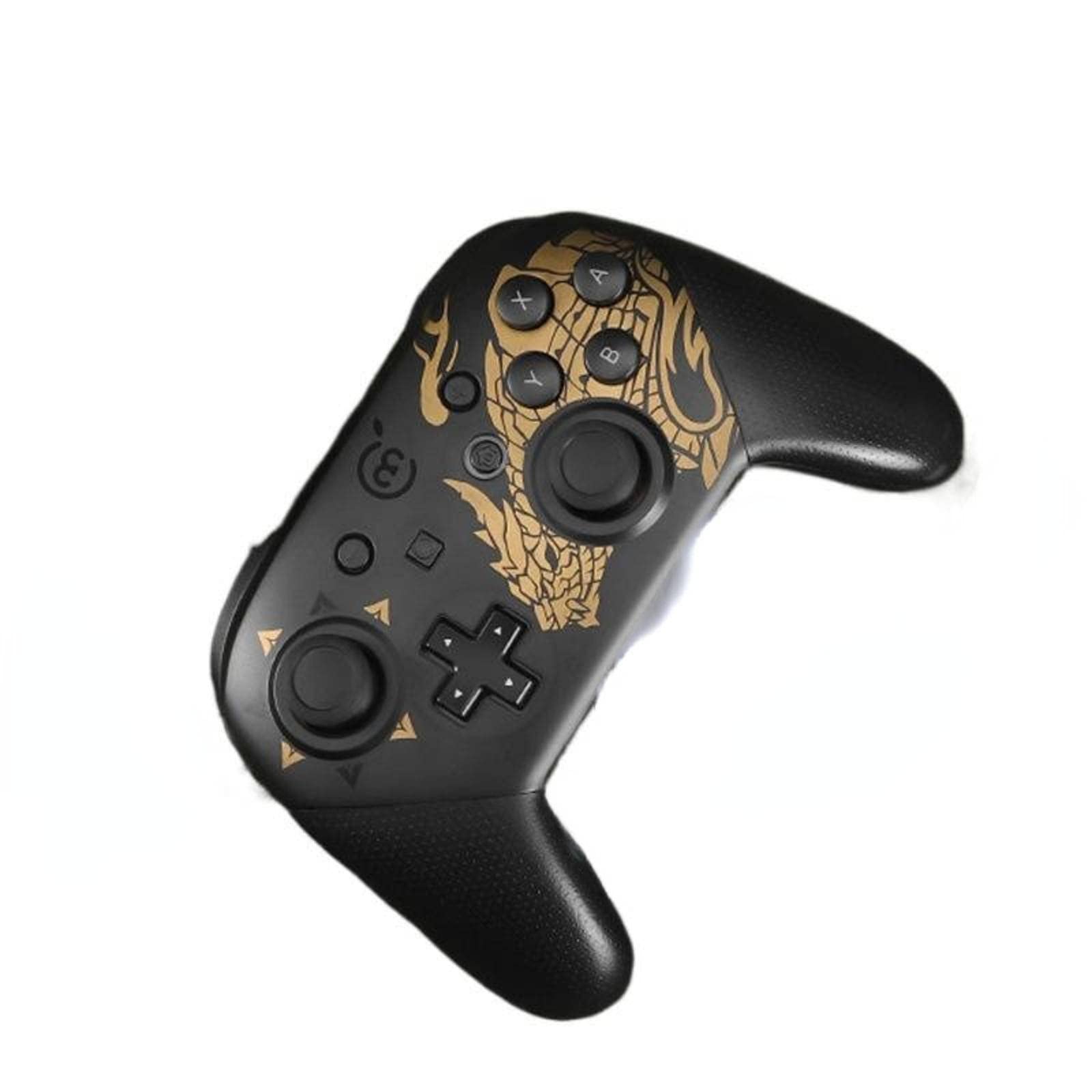 SAXTZDS NS Monster Hunter Limited Edition Wireless Bluetooth Pro Controller with Vibration for Nintendo Switch - Perfect for Gaming, Monster Hunter Series & Multiplayer Action