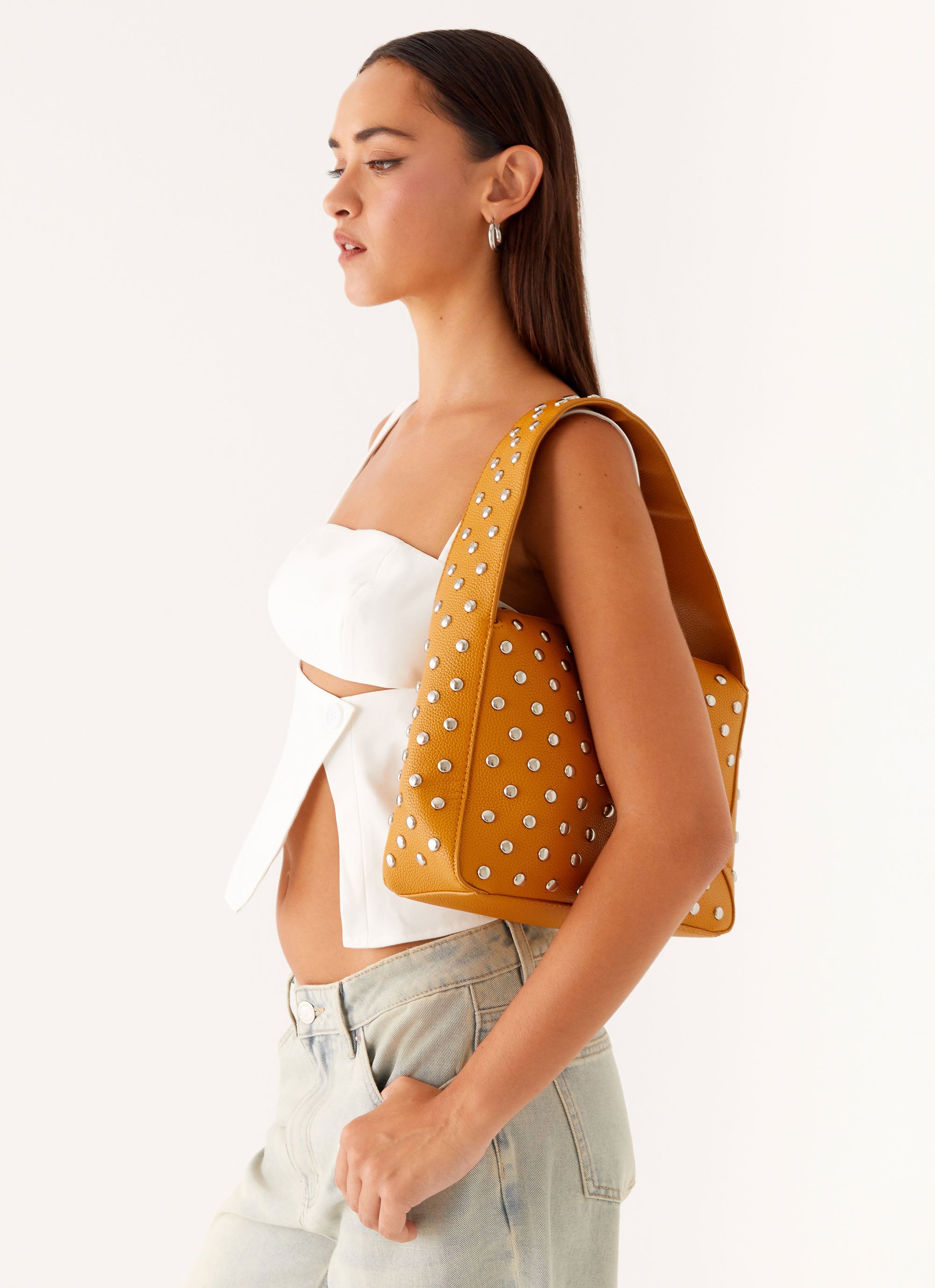 Crawford Shoulder Bag for Women - Stylish Orange Crossbody Purse - Perfect for Work, Travel & Everyday Use