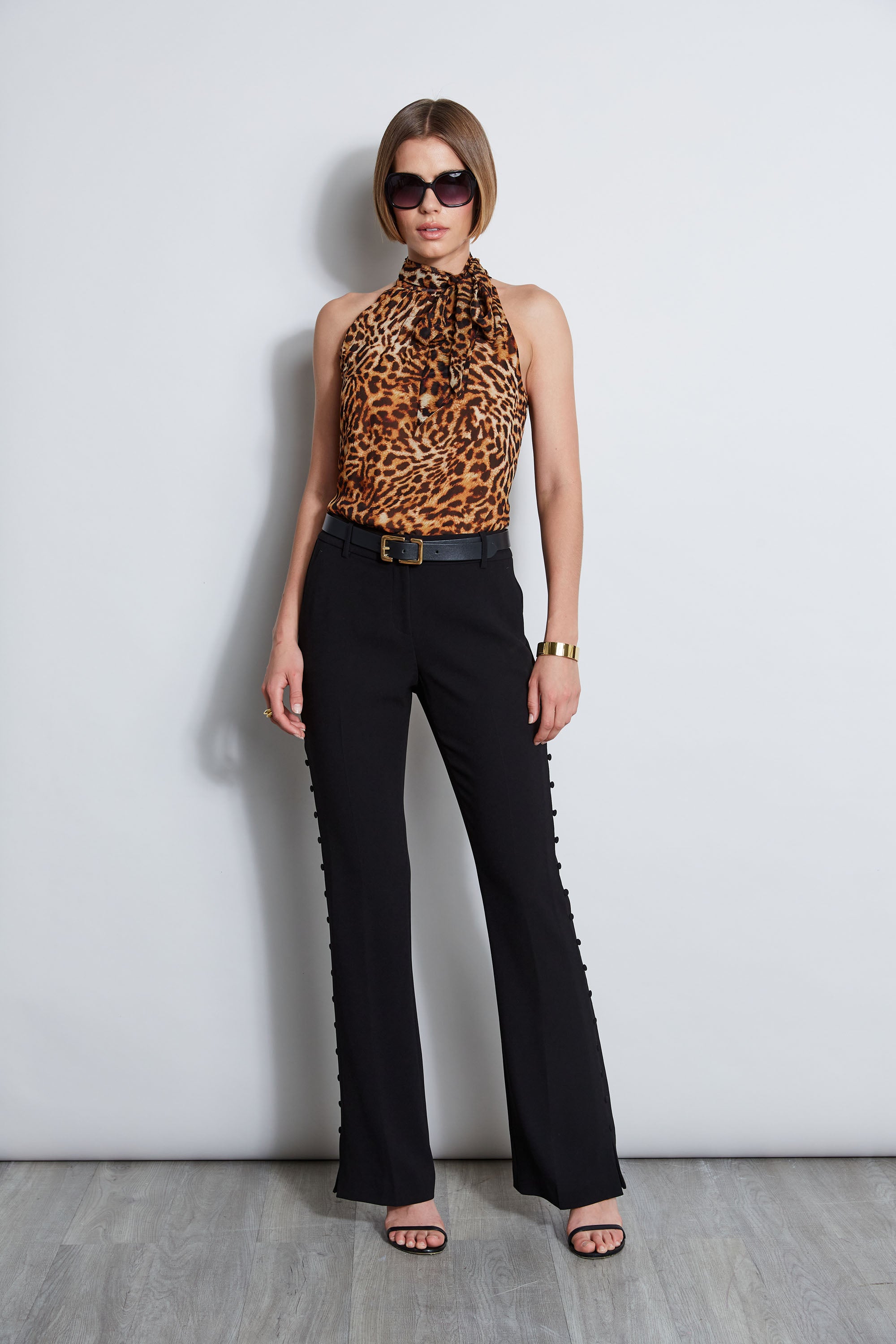 Wildcat Halter Top for Women - Sexy Strappy Summer Crop Top - Perfect for Beach, Music Festivals & Night Out