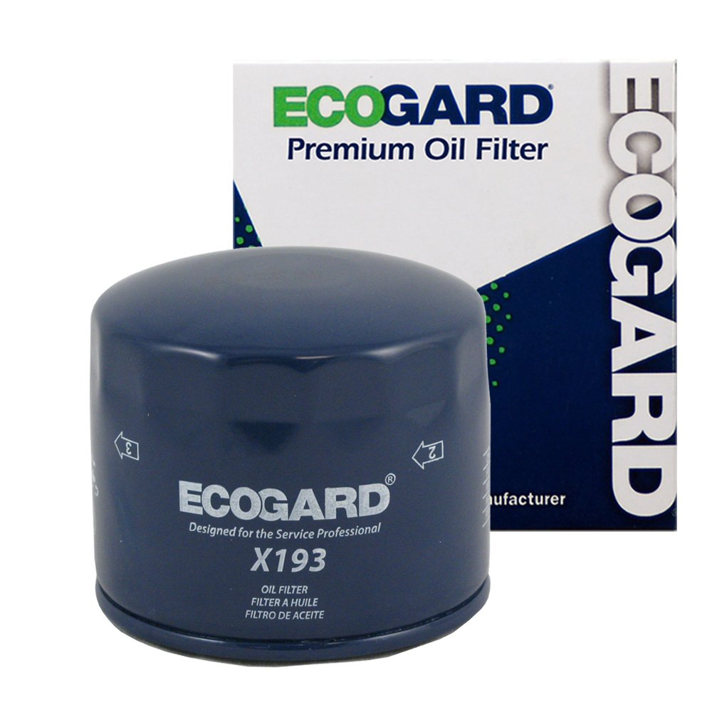 ECOGARD X193 Premium Spin-On Engine Oil Filter for Buick Opel 1.8L 1976-1979 & Chevrolet LUV 1.8L 1976-1982, S10 1.9L 1982-1985 | Compatible with Conventional Oil | Perfect for Car Maintenance & Engine Protection