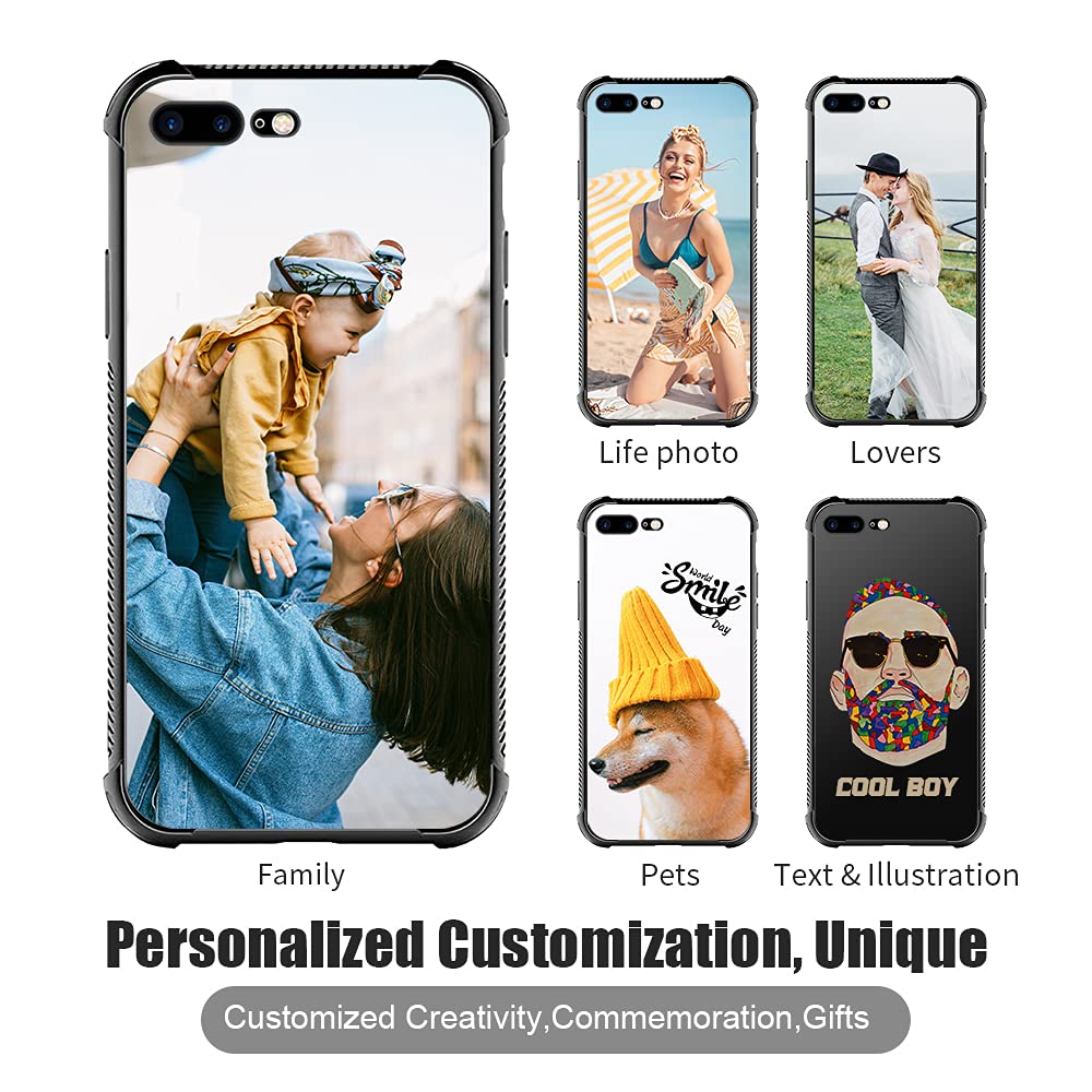 Custom iPhone 7/8 Phone Case - Personalized Shockproof Protective Cover | Design Your Own Unique Case for Everyday Protection & Style | Perfect for Work, Travel & Daily Use