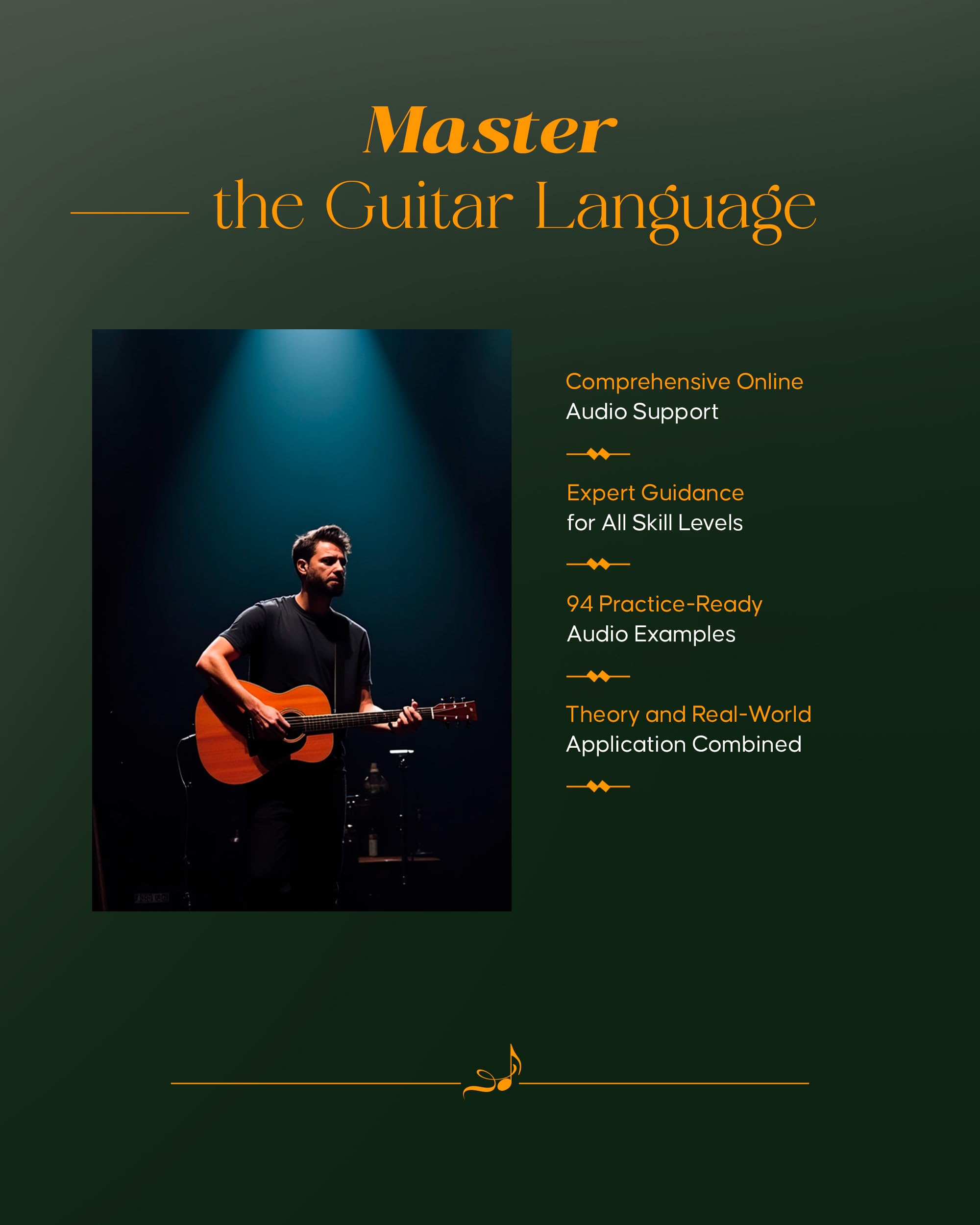 Hal Leonard Guitar Method: Music Theory for Guitarists Book with Online Audio - 94 Tracks, Step-by-Step Lessons & Easy-to-Read Scales | Perfect for Beginners & Self-Learning | Home Practice, Music Classes & Performance Preparation