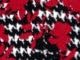 Ivory Floral Houndstooth