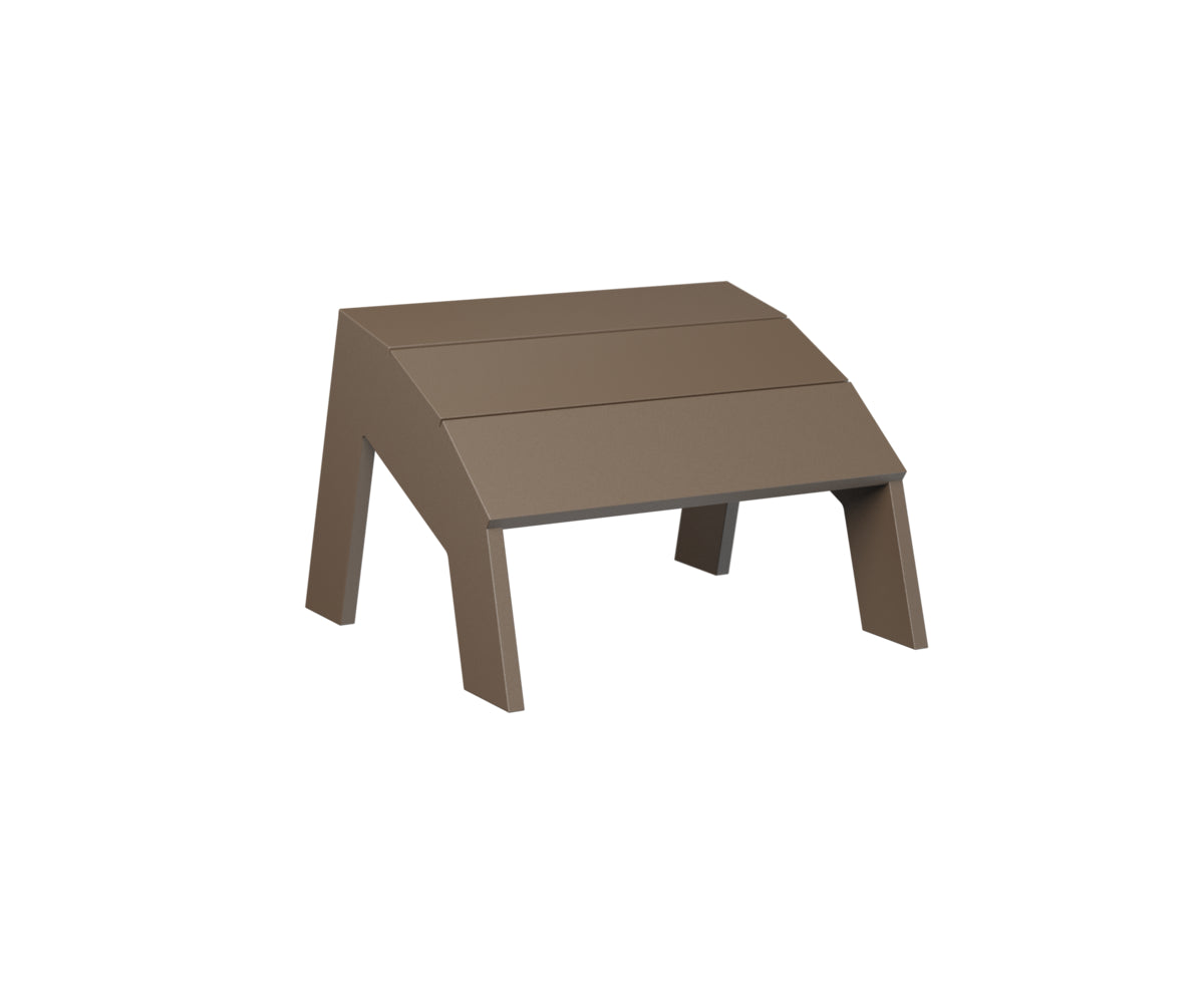 Berlin Gardens Nordic Adirondack Footstool - Outdoor Patio Furniture, Solid Wood Footrest for Garden, Deck & Poolside Relaxation
