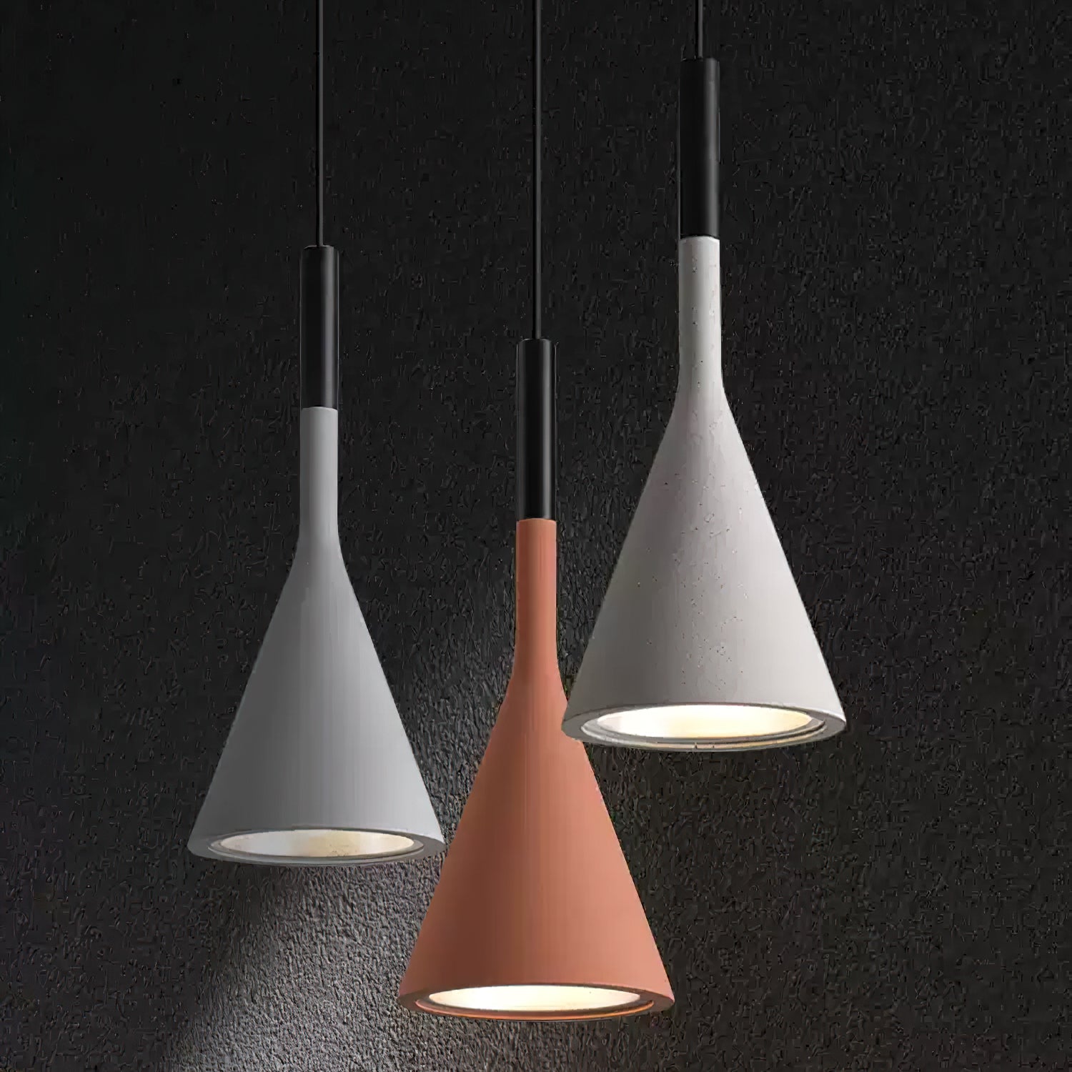 Aplomb Trumpet Pendant Light - Modern Brass Ceiling Fixture for Dining Room, Kitchen Island & Bedroom Lighting