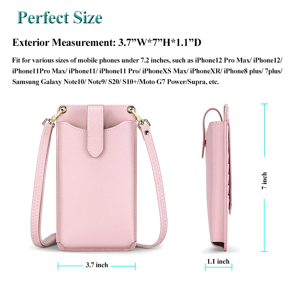 Peacocktion Small Crossbody Bags for Women - Stylish Phone Purse with Adjustable Shoulder Strap | Perfect for Travel, Shopping & Everyday Use